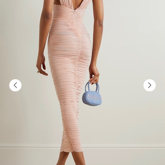 Chance ruched stretch-jersey midi dress - Picture 3 of 8